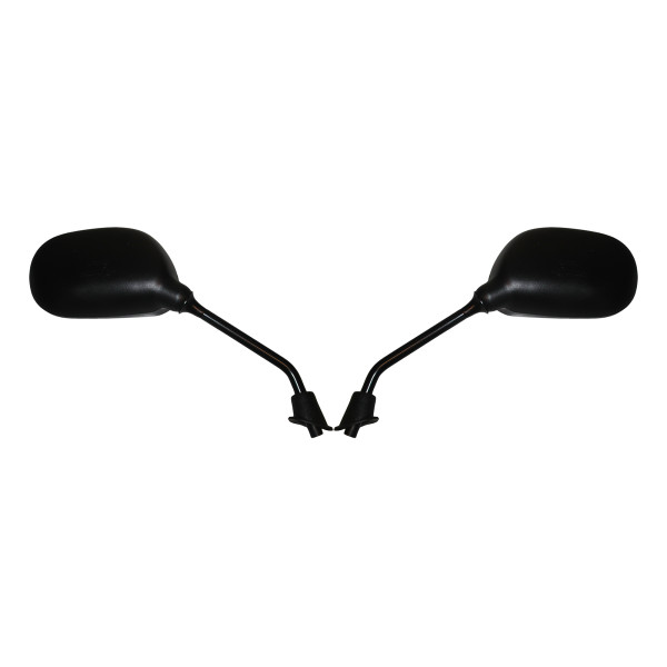 Hi Level Mirrors 8mm black rectangle left & right